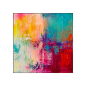 Prismatic Haze Abstract Wall Art | OILDECO