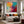 Prismatic Haze Abstract Wall Art styled interior scene 2 | OILDECO