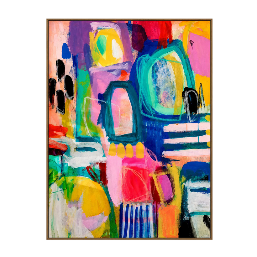 Playful Arches Abstract Wall Art | OILDECO