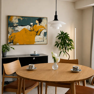 Golden Repose Figurative Wall Art styled interior scene 3 | OILDECO