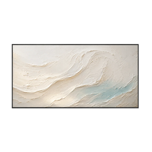 Seafoam Flow Textured Wall Art | Oildeco