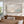Seafoam Flow Textured Wall Art displayed in a bright dining room | Oildeco