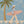 Blue Palm Surf Stroll Textured Wall Art artwork view | OILDECO