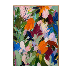 Wildflower Symphony Colorful Floral Wall Art | OILDECO