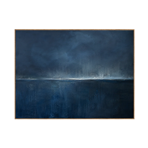 Midnight Horizon Abstract Wall Art | OILDECO