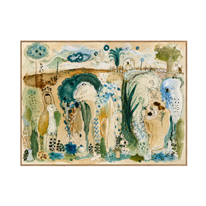 Enchanted Animal Garden Wall Art | OILDECO