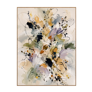 Meadow Bloom Abstract Floral Wall Art | OILDECO