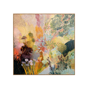 Enchanted Garden Colorful Abstract Wall Art | OILDECO