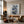 Midnight Blue Layers Textured Wall Art styled interior scene 2 | OILDECO