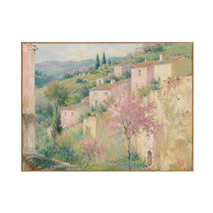 Tuscan Hillside Garden Landscape Wall Art | OILDECO