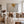 Golden Drift White Textured Wall Art styled interior scene 2 | OILDECO