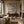 Amber Mosaic Abstract Wall Art displayed above a sofa in a neutral interior | Oildeco