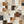 Quiet Grid Neutral Geometric Wall Art artwork view | OILDECO