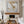 Golden Blossom White Textured Wall Art styled interior scene 2 | OILDECO