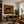 Still Horizon Black Horse Folk Wall Art styled interior scene 3 | OILDECO