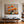 Amber Poppies Textured Floral Wall Art styled interior scene 2 | OILDECO