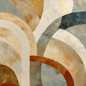 Arcadia Layers Geometric Wall Art artwork view | OILDECO