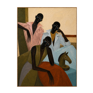 Gathered Voices Modern Figurative Wall Art | OILDECO