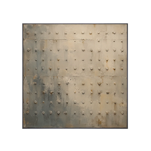 Rivet Grid Textured Wall Art | Oildeco