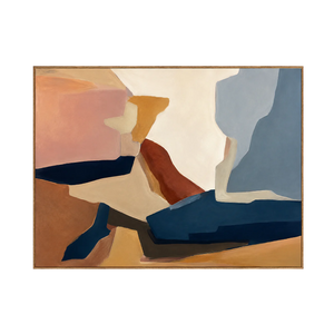 Canyon Passage Color Block Wall Art | OILDECO