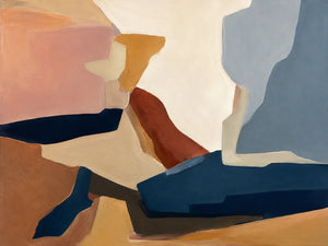 Canyon Passage Color Block Wall Art artwork view | OILDECO