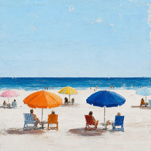 Summer Shore Beach Wall Art artwork view | OILDECO