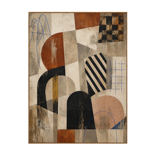 Bauhaus Arches Vintage Geometric Wall Art | OILDECO