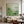Spring Meadow Green Floral Wall Art styled interior scene 1 | OILDECO