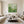 Spring Meadow Green Floral Wall Art styled interior scene 4 | OILDECO