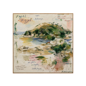 Poetic Green Landscape Wall Art | OILDECO
