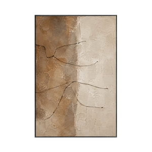 Earth Line Textured Wall Art | Oildeco