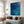 Two Swimmers in Deep Blue Water Wall Art styled interior scene 3 | OILDECO