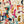 Colorful Gestures on Cream Abstract Wall Art artwork view | OILDECO