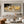 Gold Mosaic on Charcoal Panoramic Abstract Wall Art styled interior scene 1 | OILDECO