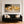 Gold Mosaic on Charcoal Panoramic Abstract Wall Art styled interior scene 5 | OILDECO