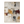 Ochre and Burgundy Blocks on Ivory Abstract Wall Art | OILDECO