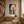 Blonde Reverie Portrait Wall Art shown in a calm bedroom setting | Oildeco
