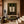 Two Cream-Clad Figures on Olive Green Wall Art styled interior scene 2 | OILDECO