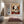 Black-Eared Cartoon Puppy on a Colorful Ground Wall Art styled interior scene 1 | OILDECO