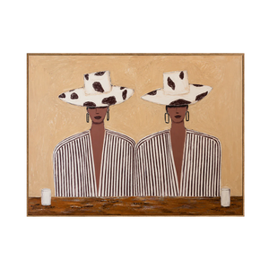 Spotted Hats and Striped Shirts Duo Wall Art | OILDECO