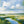 Clouds above a Winding Marsh Waterway Wall Art artwork view | OILDECO