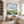 Clouds above a Winding Marsh Waterway Wall Art styled interior scene 1 | OILDECO