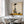 Striped Dress and Black Cat Stroll Wall Art styled interior scene 3 | OILDECO