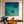Two Swimmers in Sunlit Turquoise Water Wall Art styled interior scene 5 | OILDECO