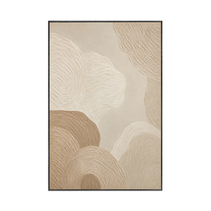 Sand Rings Textured Wall Art | Oildeco