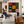 Nine Colorful Horses in a Painted Grid Wall Art styled interior scene 4 | OILDECO