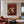 Figure and Pinto Horse beneath a Rust Sunset Wall Art styled interior scene 1 | OILDECO