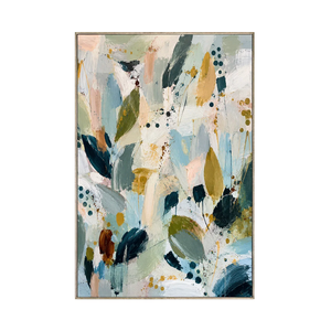 Sage Leaf Abstract Wall Art | Oildeco
