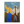Two Waving Figures in Blue and Yellow Wall Art | OILDECO