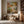 Pastel Botanical Layers in Aqua and Ochre Wall Art styled interior scene 1 | OILDECO
